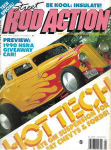 STREET ROD ACTION 1990 APR - GM SUSPESIONS, INSULATION, MONTE CARLO SUSPENSIONS